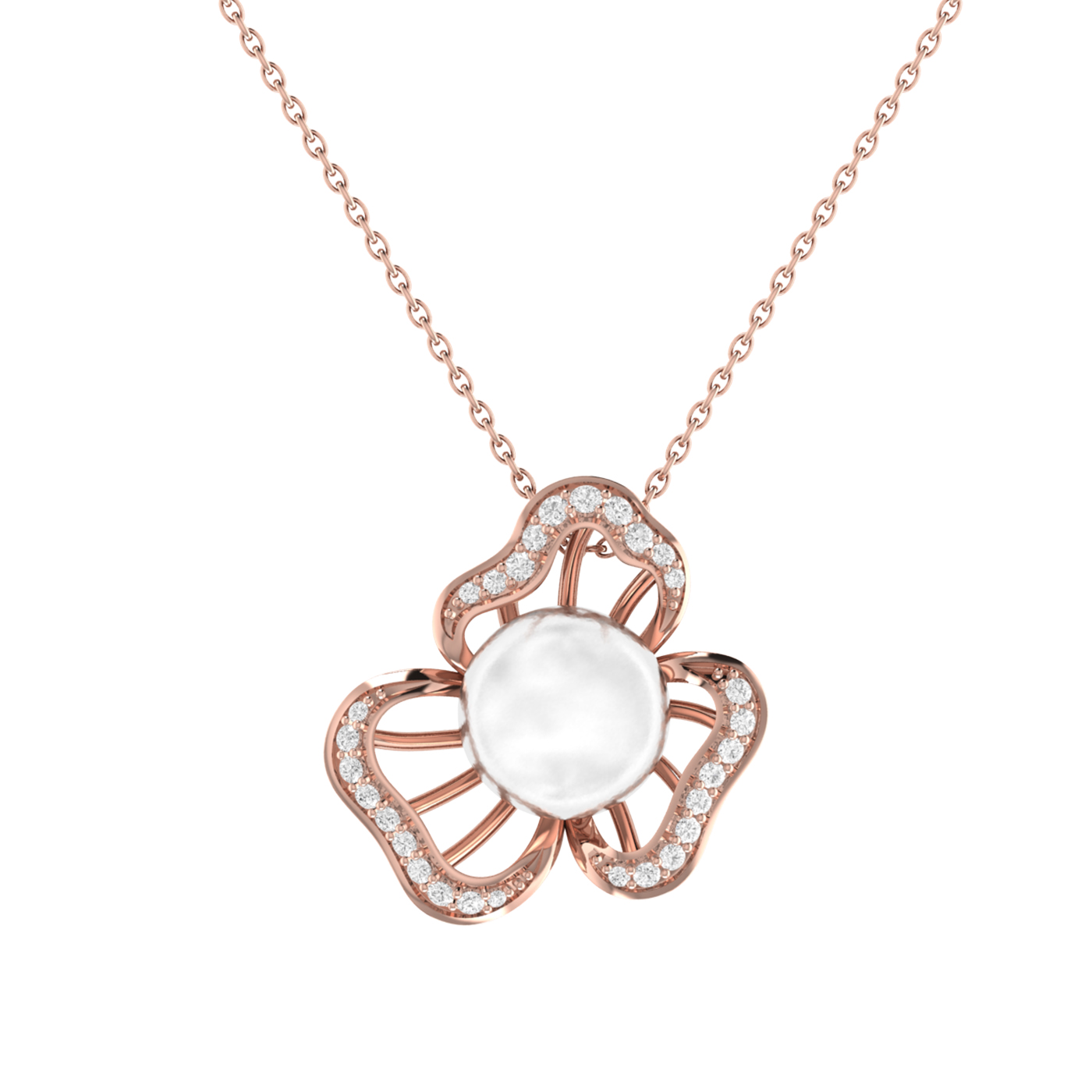 Elara Pearl Pendant Chain